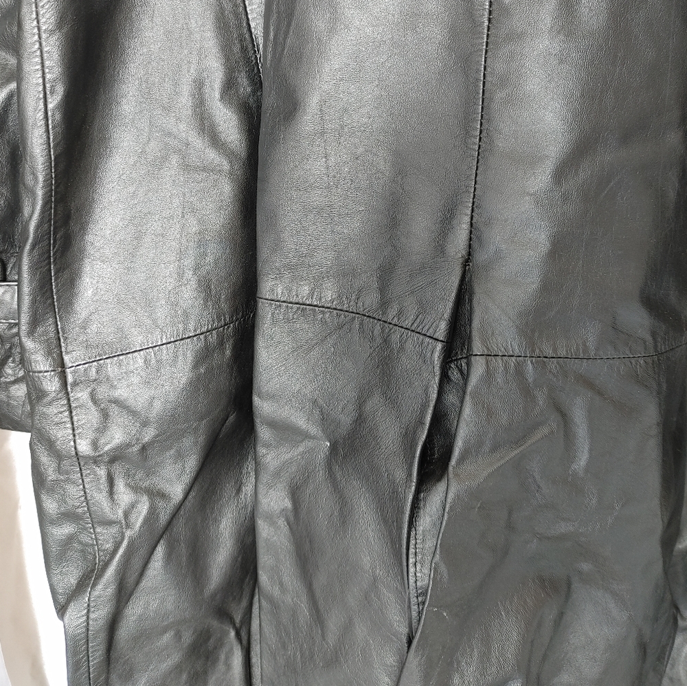 Vintage Wilson's leather long coat 44 - Picture 10 of 10